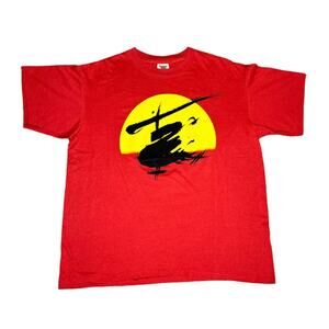 Vintage 80s Miss Saigon Broadway Musical Rare T-Shirt